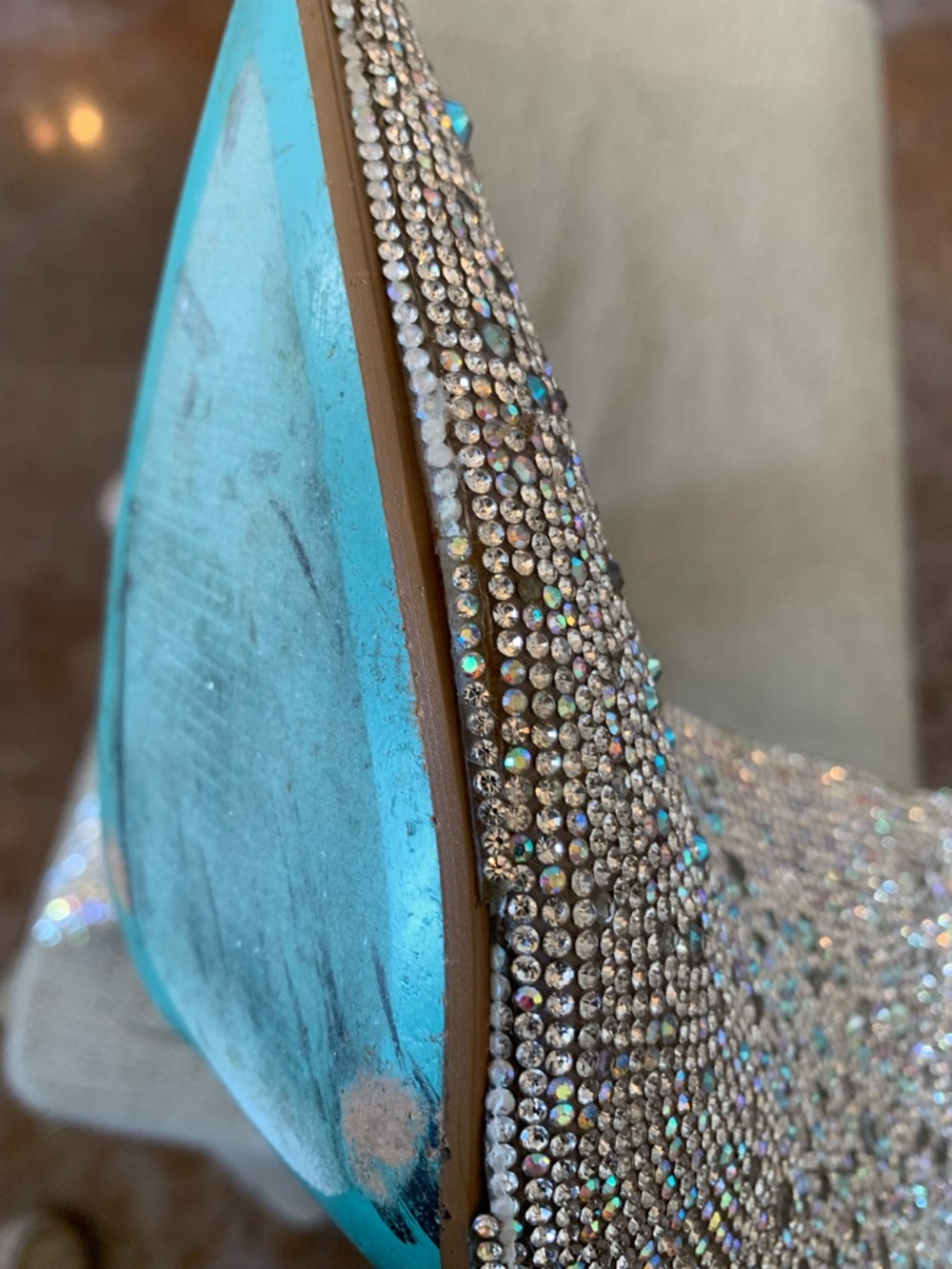 Betsy Johnson Embellished Pointed Toe Ankle Boots - Picture 6 of 10